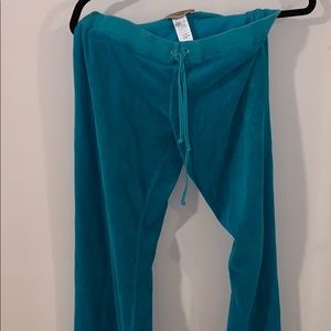 Turquoise Juicy Couture pants